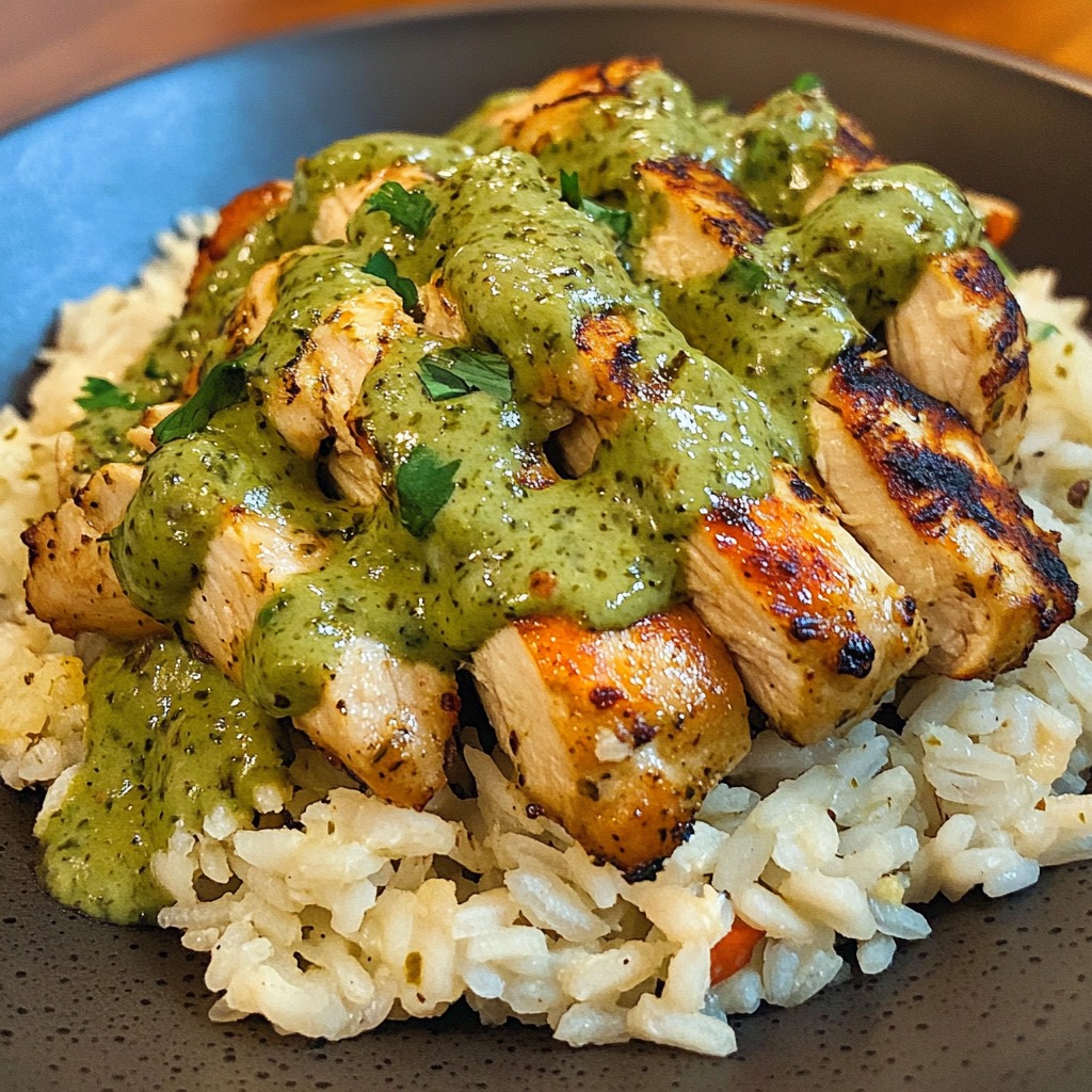 Epic Peruvian chicken & rice with zesty green sauce – hopemakers